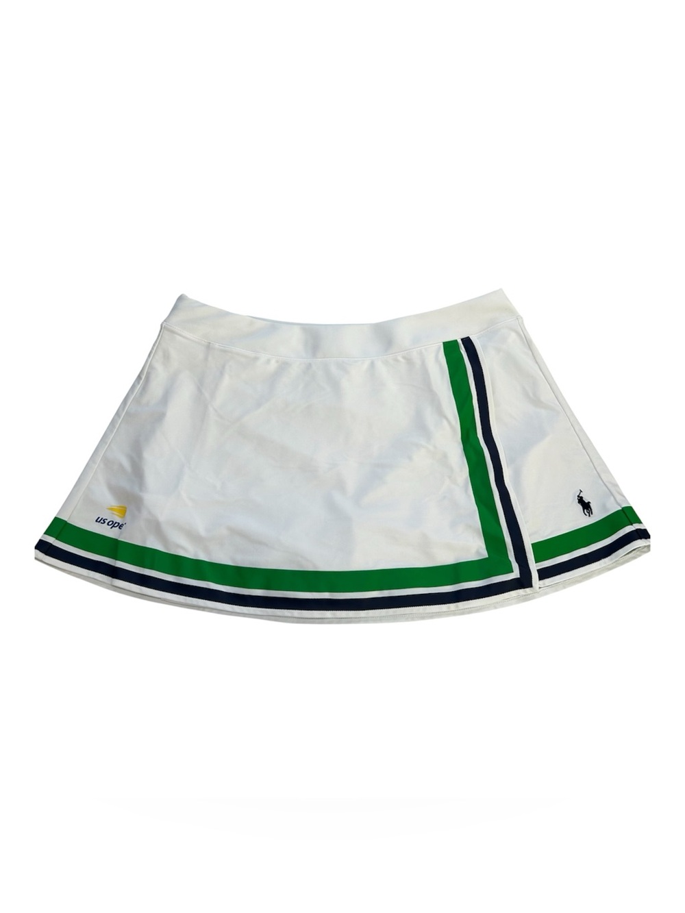Polo Ralph Lauren US Open Tennis Women’s Skort Golf Pickleball White Green XL